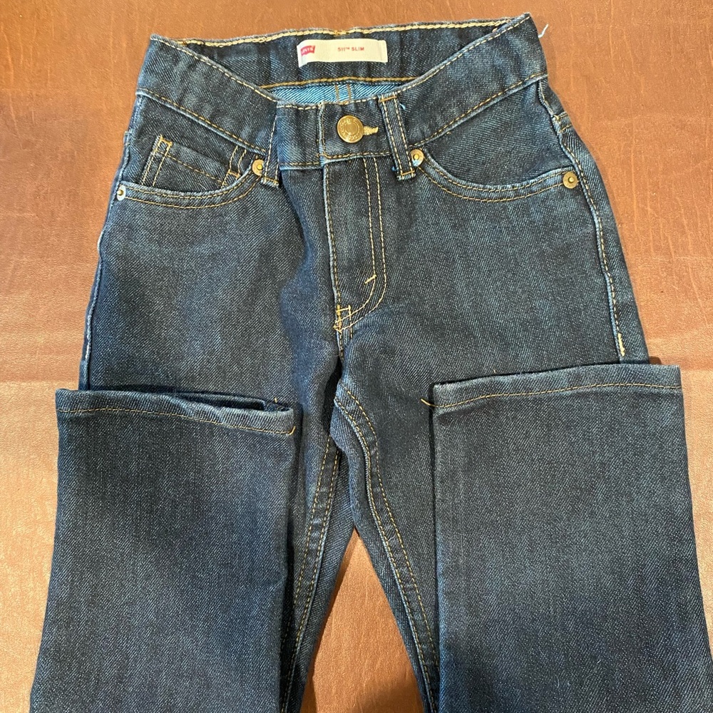 Dark Blue Denim Jeans Levi size 6